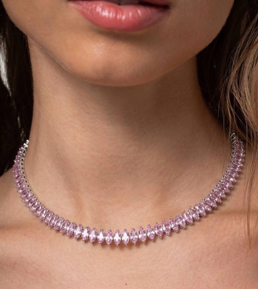 MARQUISE CHOKER PINK