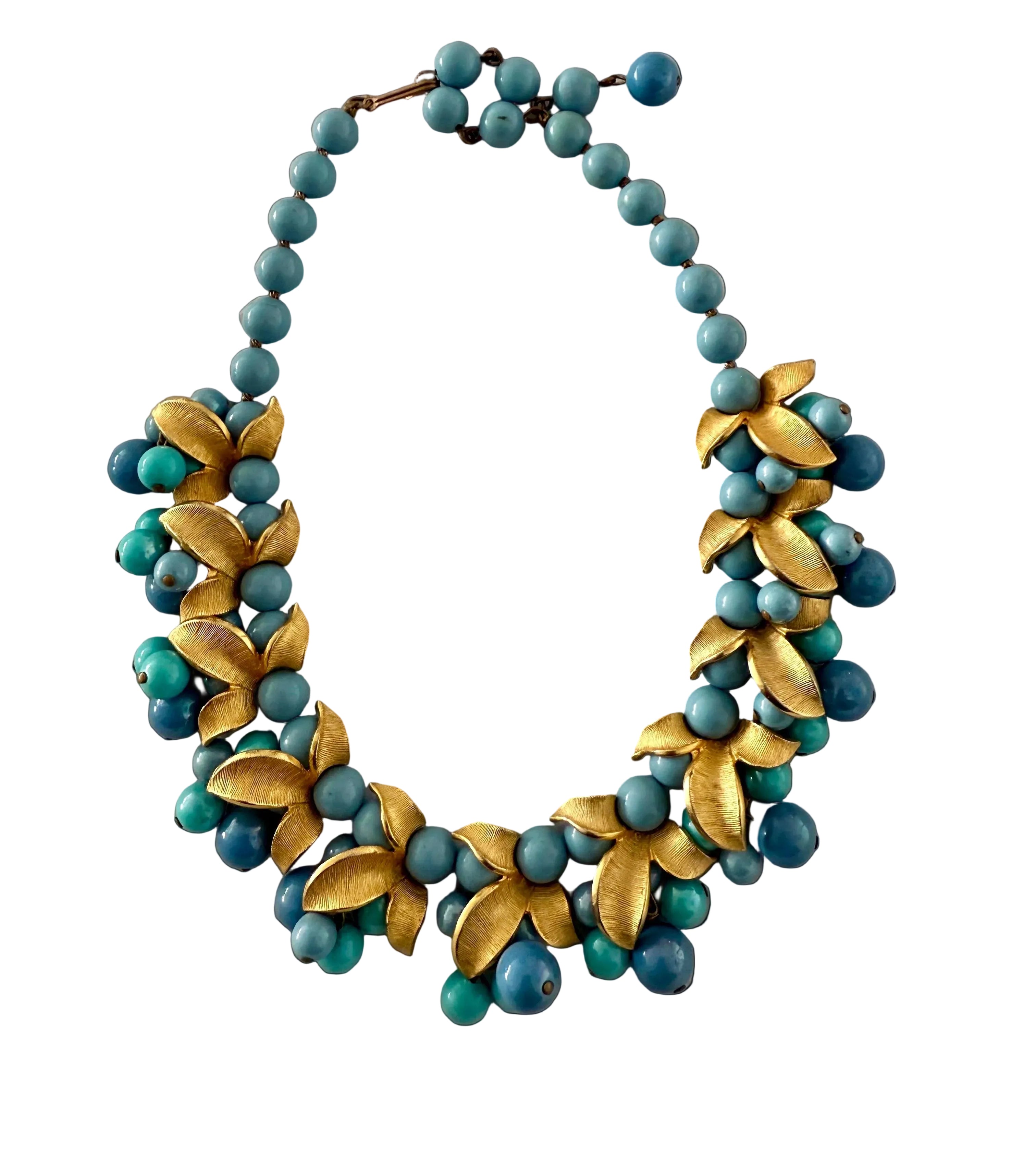 AQUA BLOSSOM NECKLACE