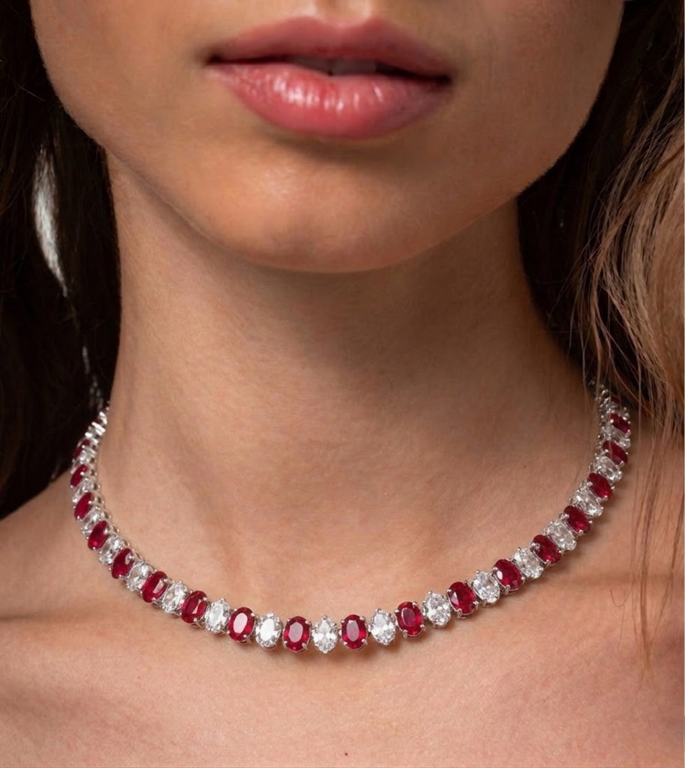 ICONIC CHOKER RUBY
