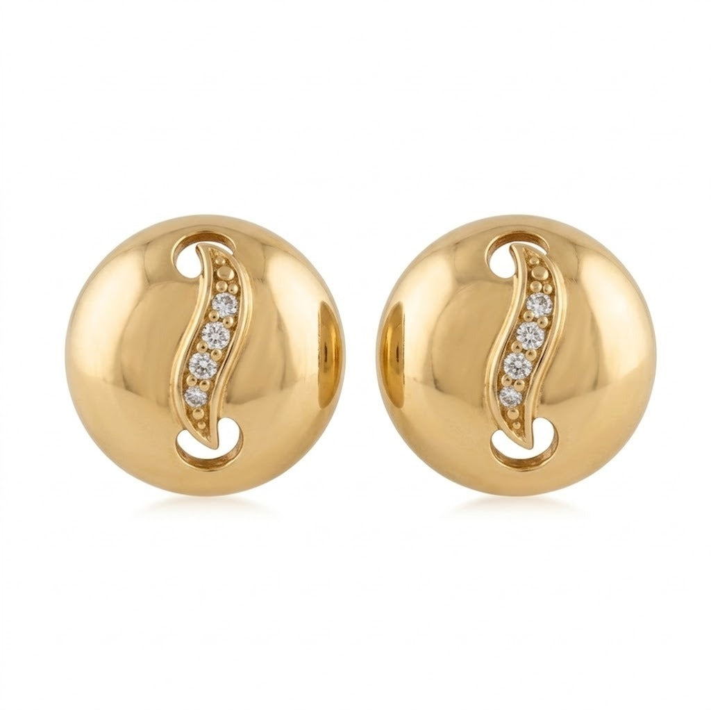 BUTTON TOP EARRINGS