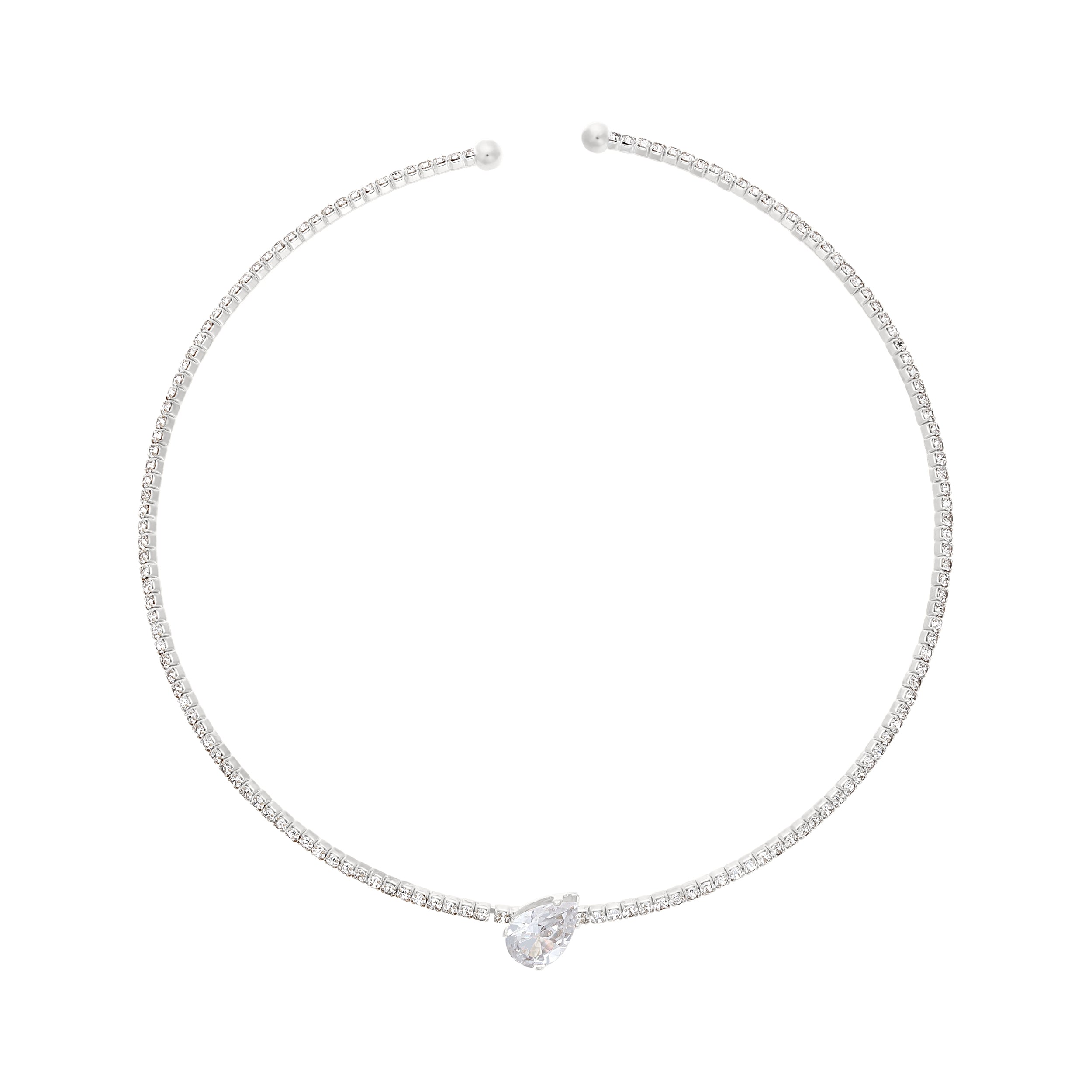 NORTH STAR CHOKER SILVER
