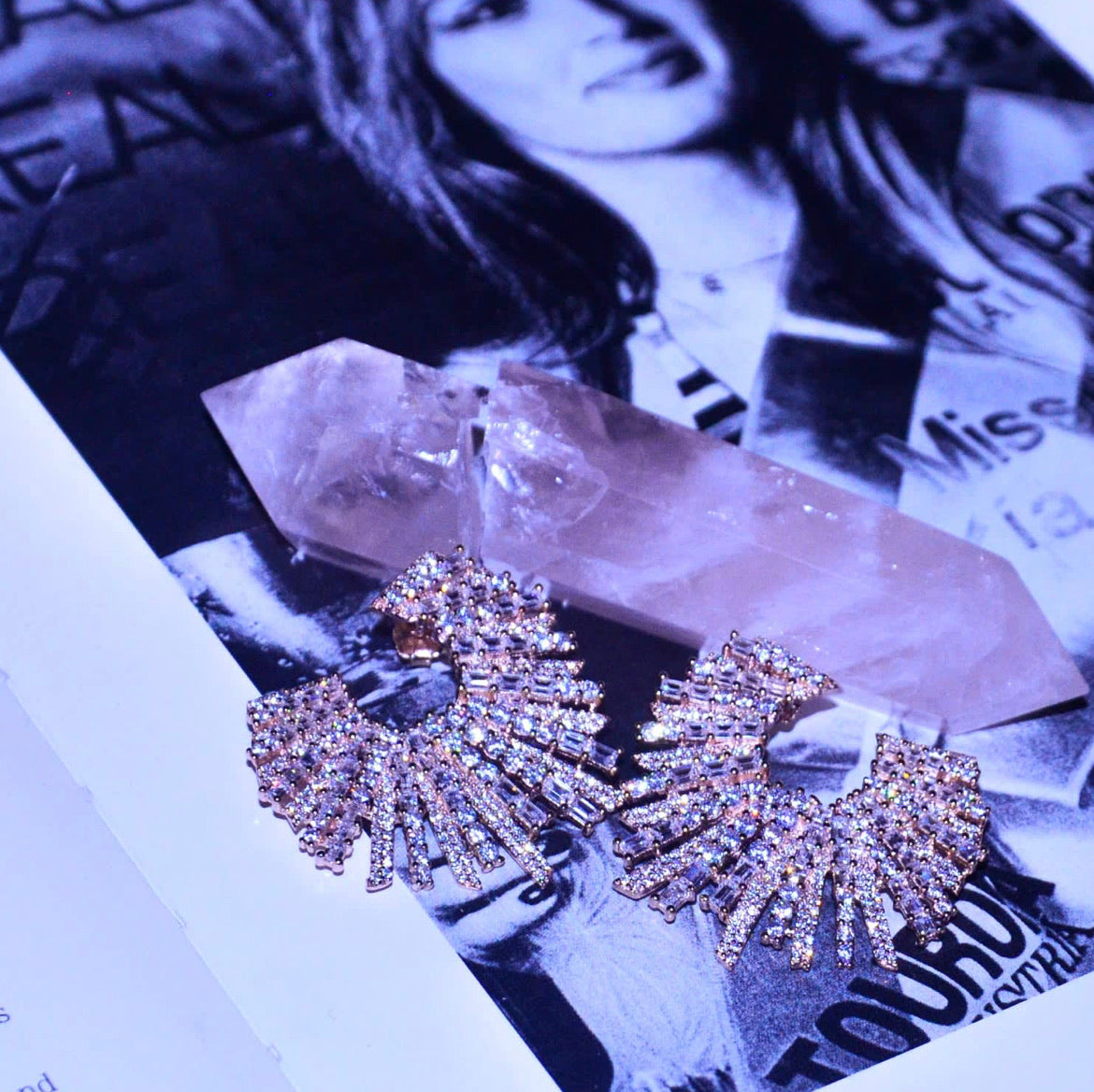 STARSTRUCK EARRINGS ROSE