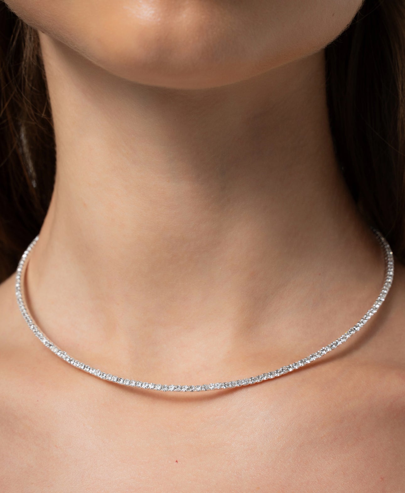 INNER LIGHT CHOKER SILVER