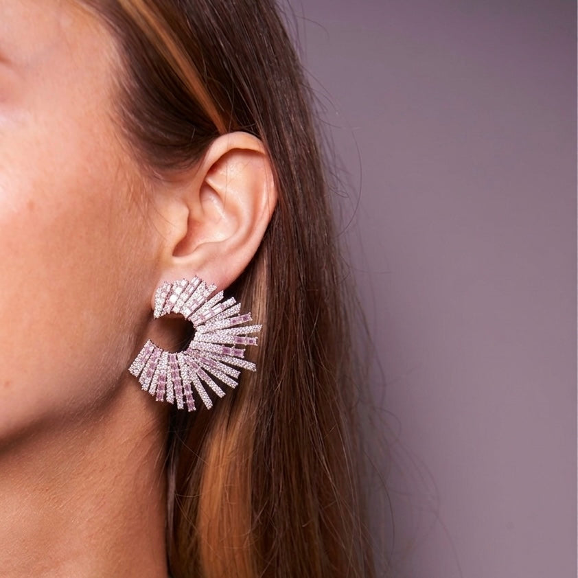 STARSTRUCK EARRINGS PINK