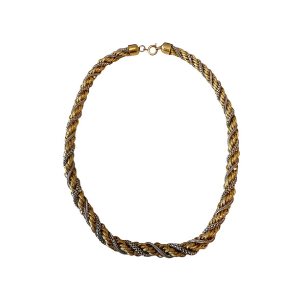 SPIRAL TWIST NECKLACE