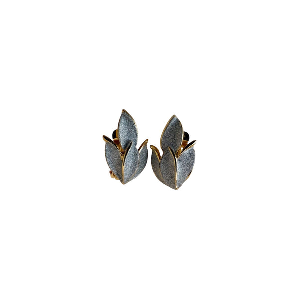 GLITTER LEAF CLIP-ONS