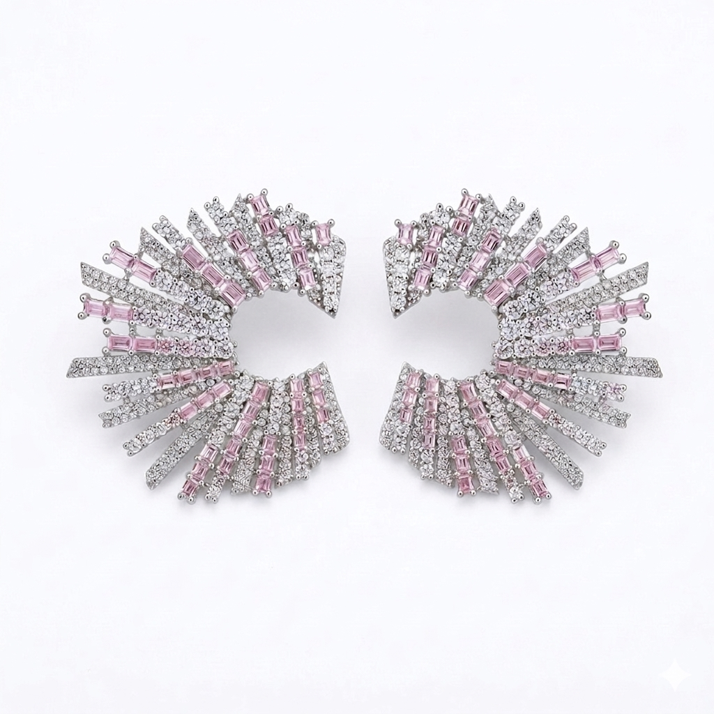 STARSTRUCK EARRINGS PINK