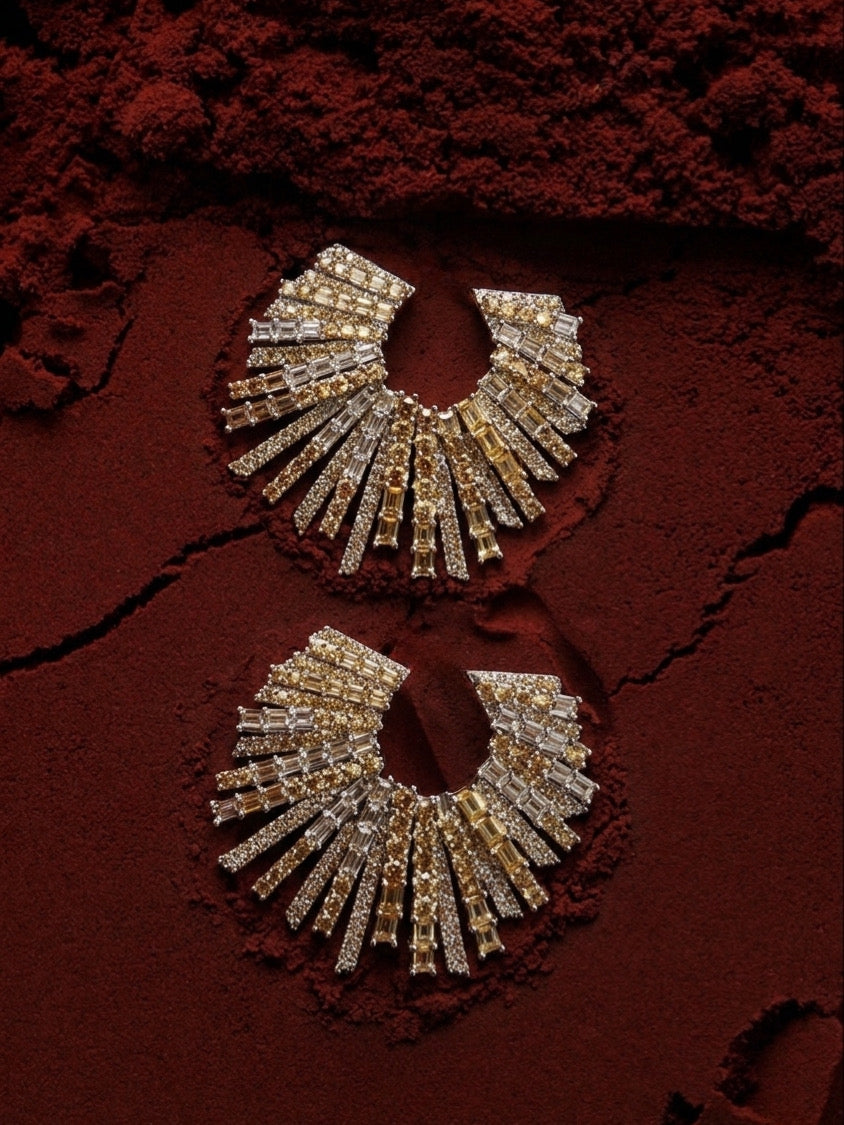 STARSTRUCK EARRINGS CHAMPAGNE