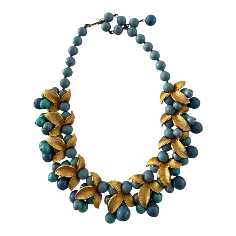 AQUA BLOSSOM NECKLACE