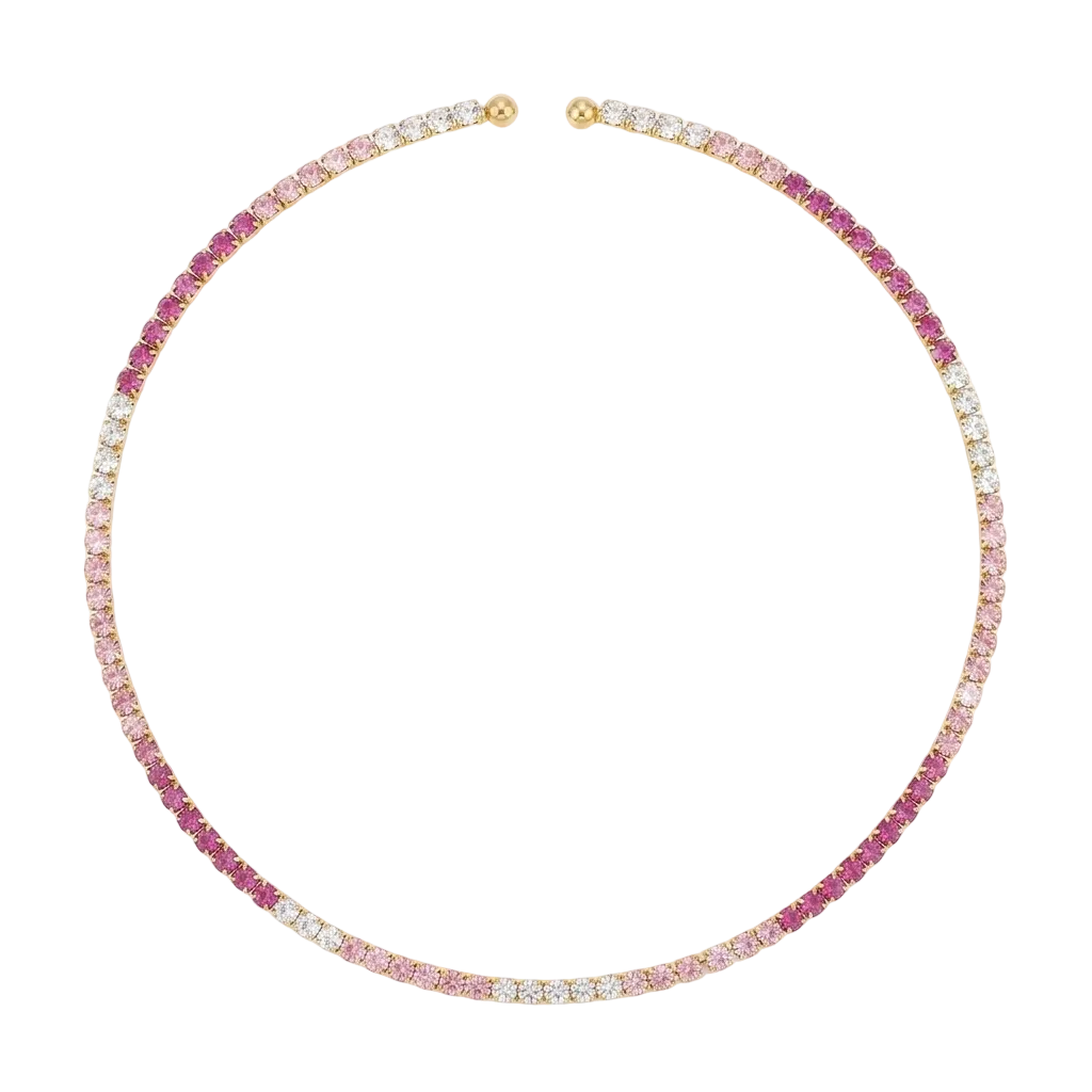 INNER LIGHT CHOKER GOLD ROSE