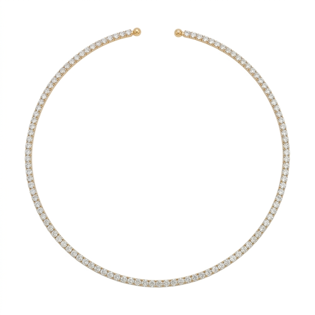 INNER LIGHT CHOKER GOLD SPARKLE