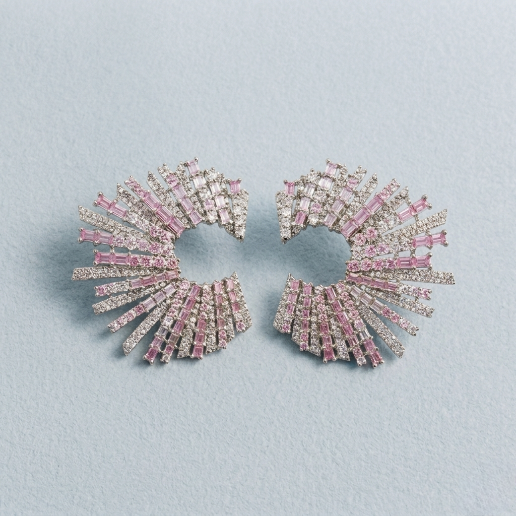 STARSTRUCK EARRINGS PINK