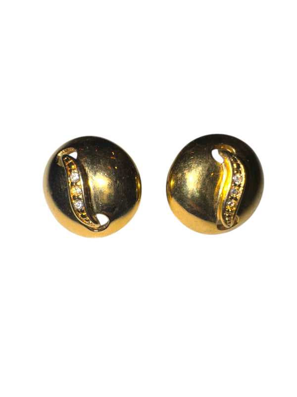 BUTTON TOP EARRINGS