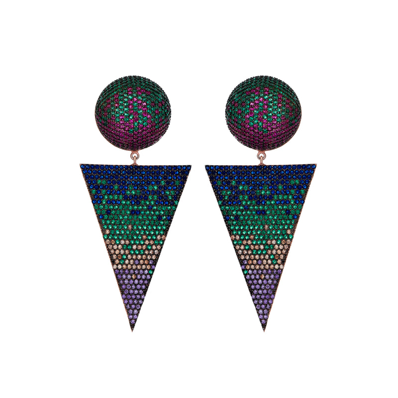 SPACE CIRCUS EARRINGS HORIZON GRADIENT – EARRINGS