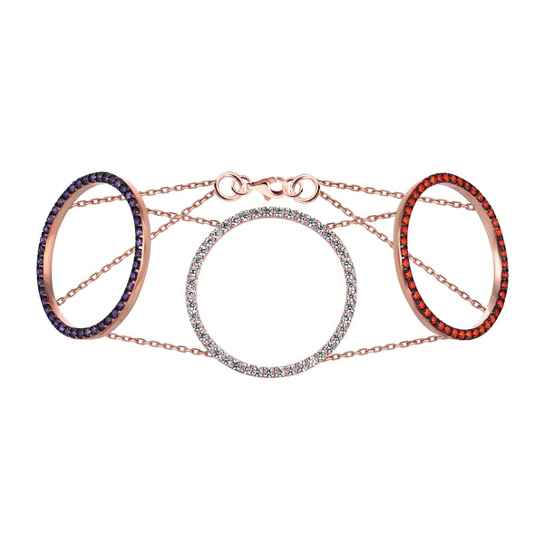 ETNOROUND CHOKER ROSE GOLD