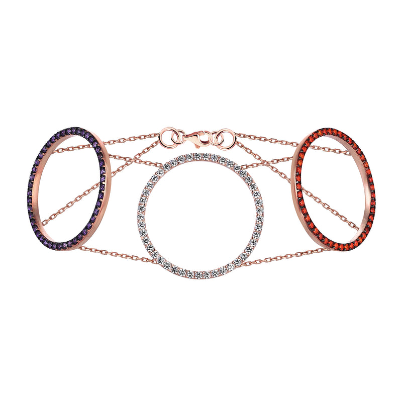 ETNOROUND CHOKER ROSE GOLD