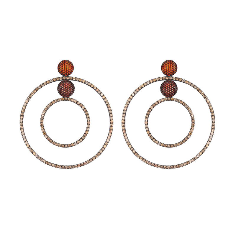 MARS BEATS EARRINGS ROSE GOLD