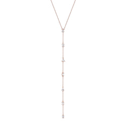 SOLAR PENDANT ROSE GOLD AND WHITE