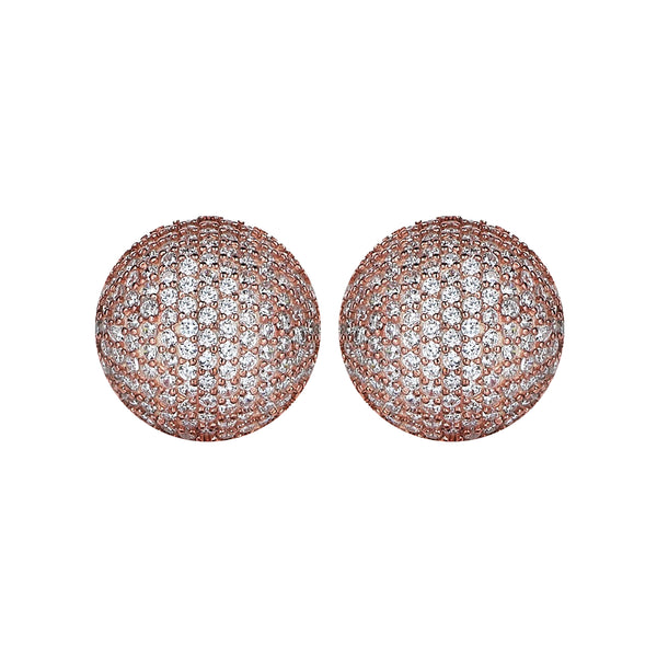 MAGNUM STUDS ROSE GOLD AND WHITE