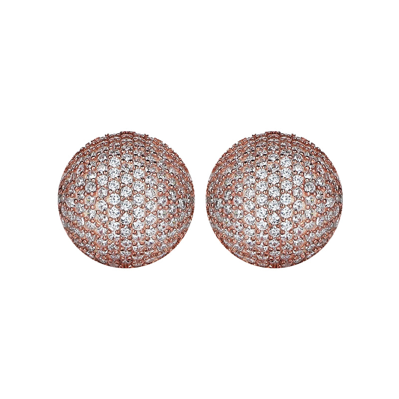 MAGNUM STUDS ROSE GOLD AND WHITE