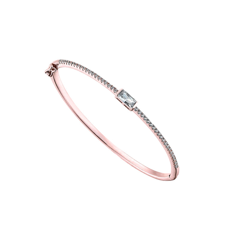 REFLECTION BANGLE ROSE GOLD