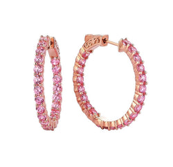 INDIA PINK HOOPS