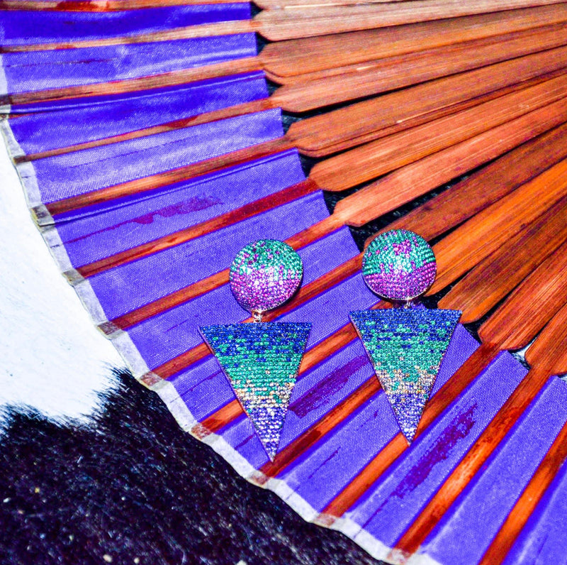 SPACE CIRCUS EARRINGS HORIZON GRADIENT – EARRINGS
