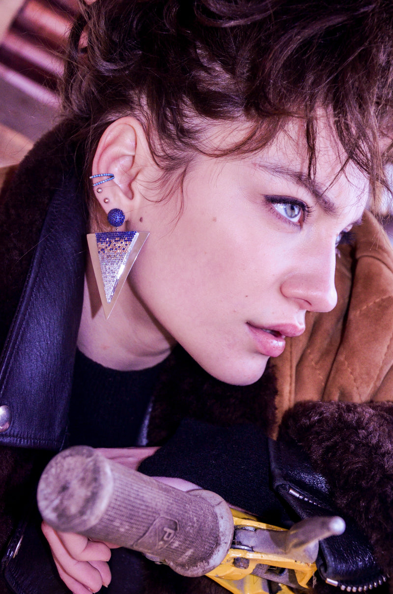 ELEVATION EARRINGS ROSE GOLD