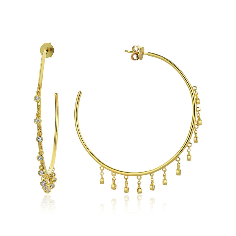 INTERSTELLAR GOLD HOOPS
